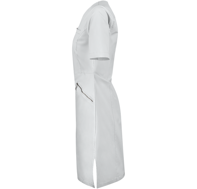 Vårdklänning Zip Dress Short Sleeve vänster.