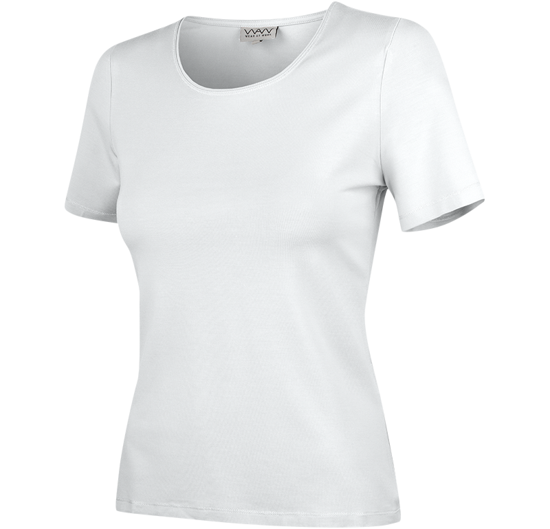 T-shirt Ladies Soft Short Sleeve vit.