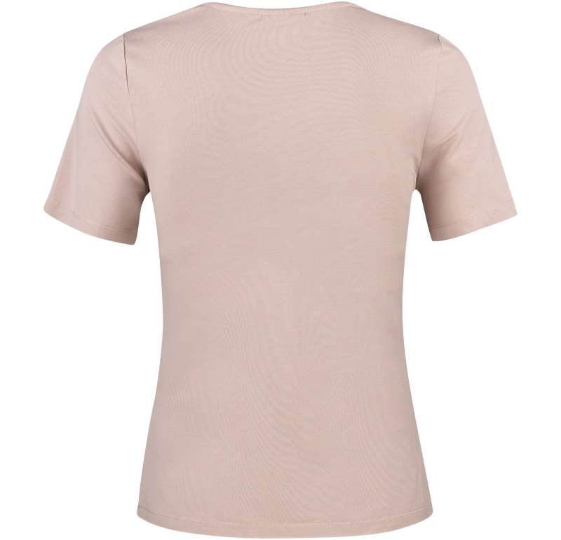 T-shirt Ladies Soft Short Sleeve bakifrån - dusty pink.