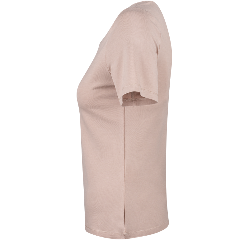 T-shirt Ladies Soft Short Sleeve vänster - dusty pink.